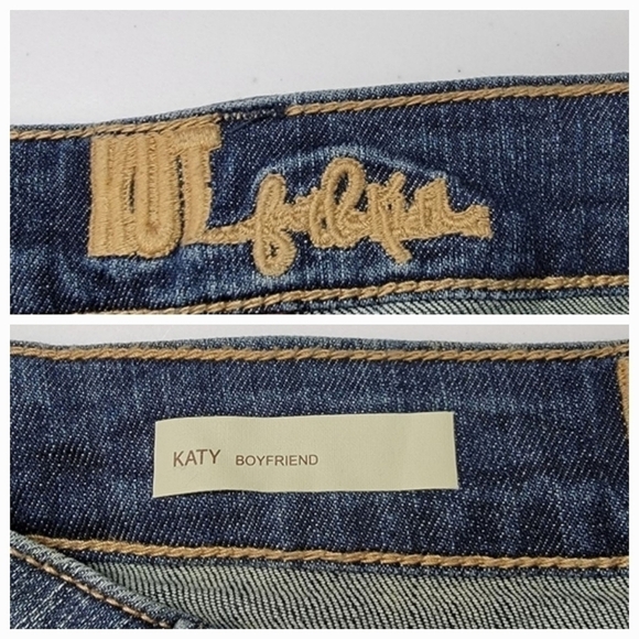 Kut From The Kloth Katy Boyfriend Denim Blue Jeans Sz 8 - Picture 14 of 16